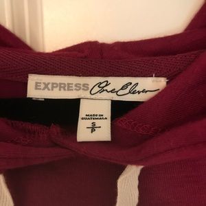Express maroon sweatshirt